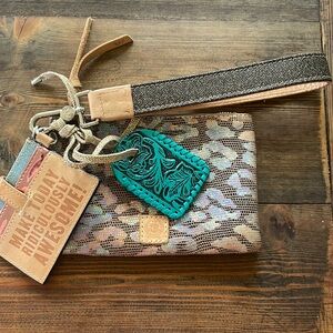 Conesuela wristlet with card holder- only used a few times. So fun!